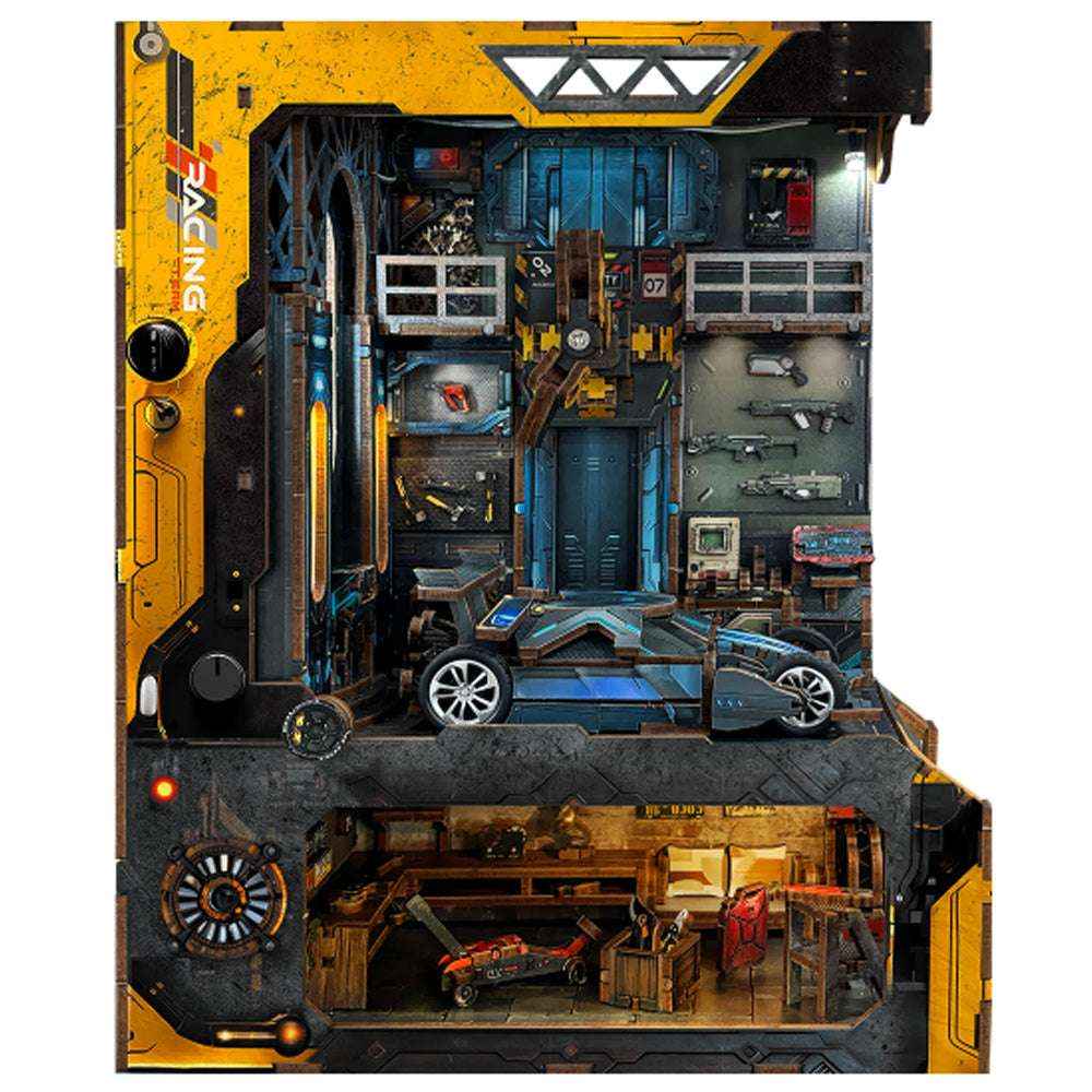 Automobile Workshop DIY Book Nook Kit - Assemble the thrill.
