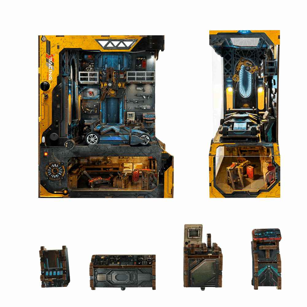 Automobile Workshop DIY Book Nook Kit - Assemble the thrill.