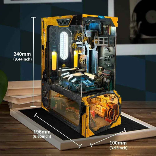 Automobile Workshop DIY Book Nook Kit - Assemble the thrill.