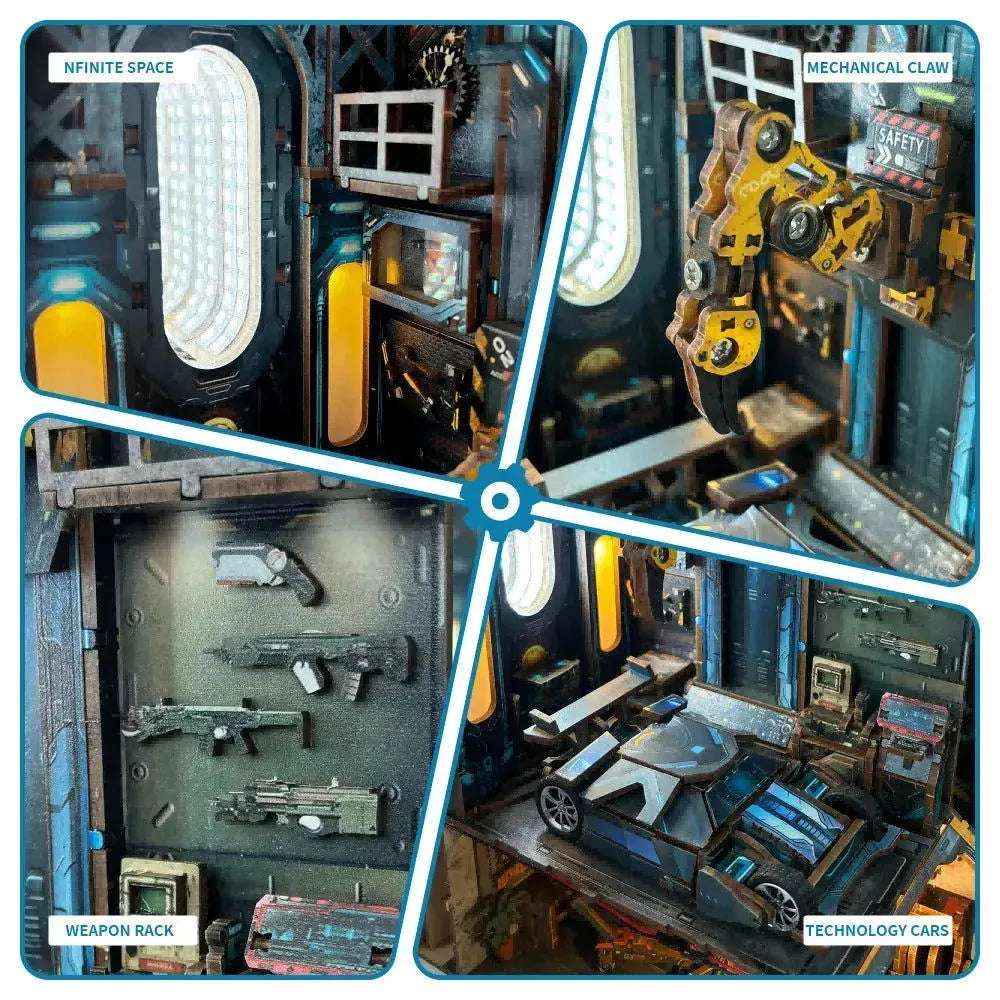 Automobile Workshop DIY Book Nook Kit - Assemble the thrill.